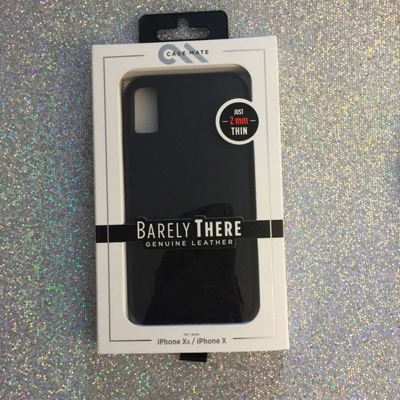 Case-Mate - iPhone X Leather Case - Barely There - Picture 1 of 6